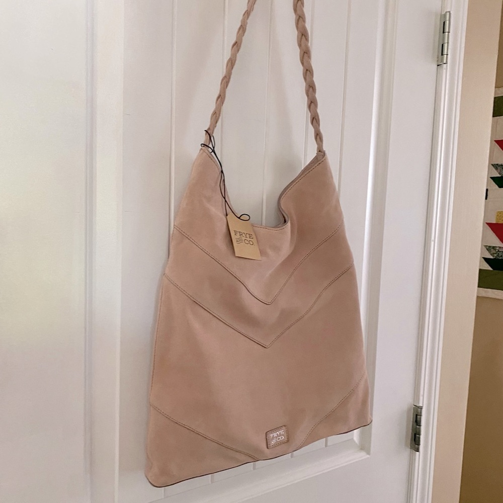 Dusty Blush Pink Caden Hobo by FRYE & Co